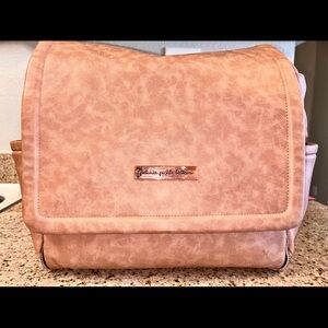 Petunia Pickle Bottom Leatherette Diaper bag w/detachable & built in changingpad